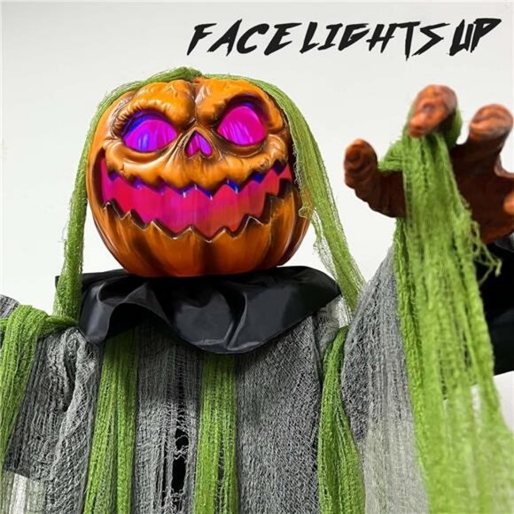 Halloween Decorations Outdoor - 6 Ft. Large Animated Root of Evil Prop - Picture 5 of 7